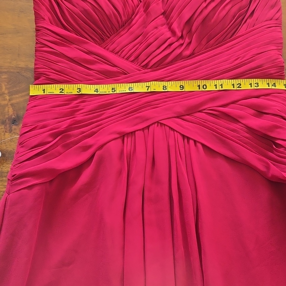 NWT Azazie Lawrence Burgundy Gown Size 6 - Picture 11 of 12